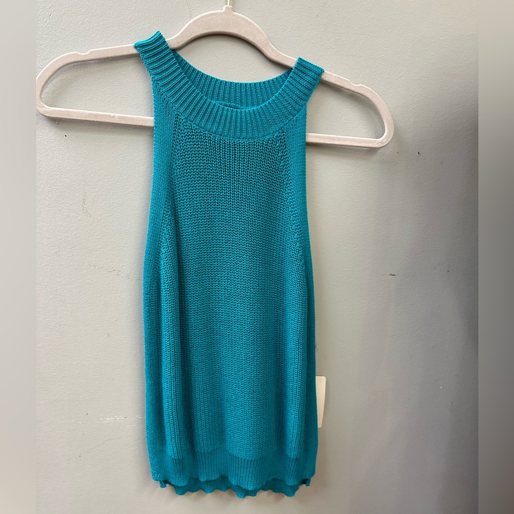 Women’s turquoise lightweight sweater spring/summer